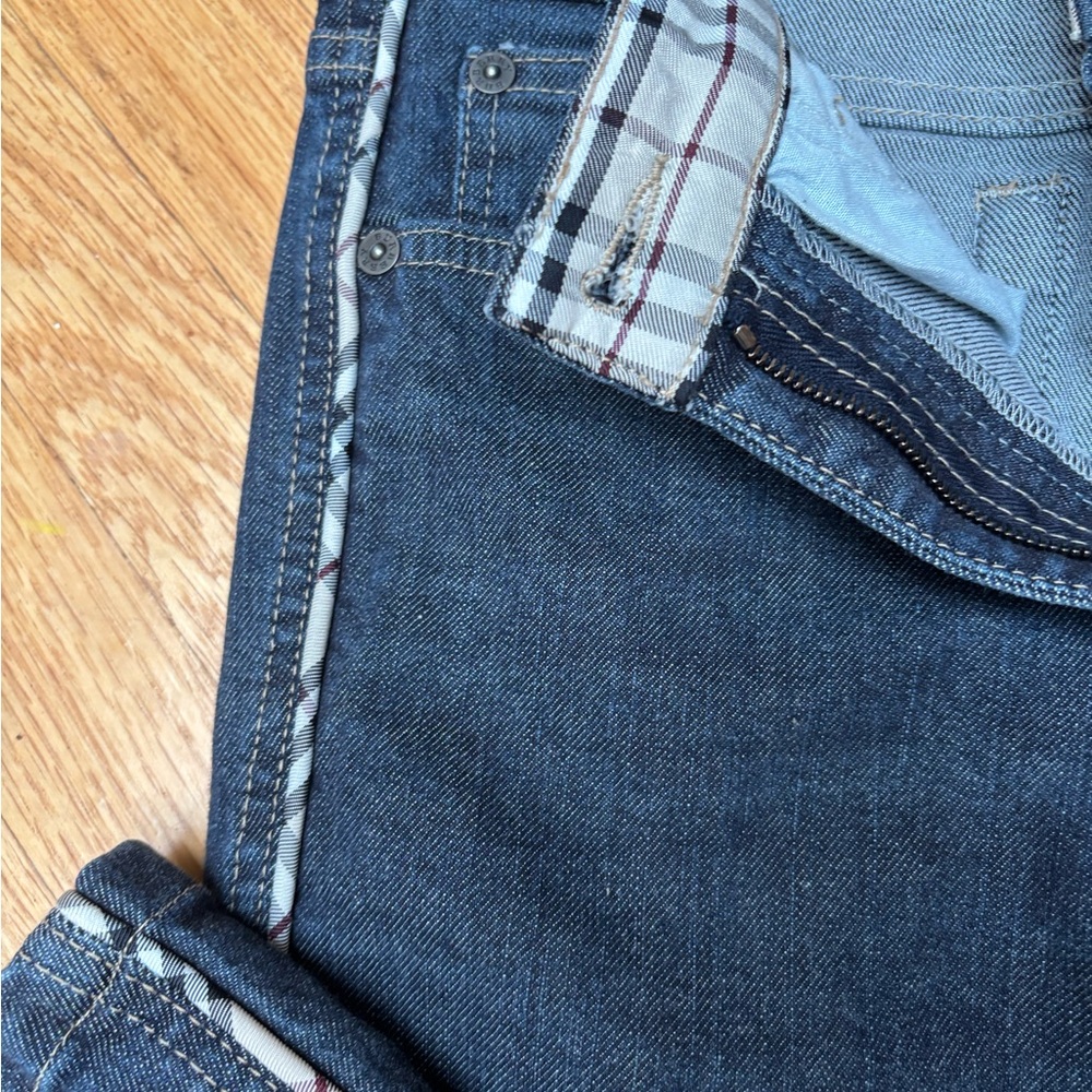 Burberry Women's jeans with novacheck print piping on sides. MadeinItaly size 4 - Picture 4 of 4